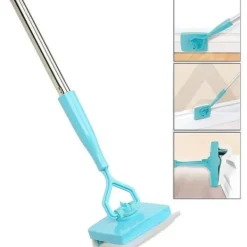 Best Kvast, Rengöringsmopp Vikbar Sockelrengörare Utdragbar Rengöring Sockel Halkmatta Teleskopisk Mikrofiberrengörare Rengöringsprodukt[ee]