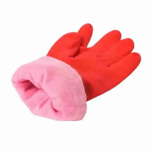 Sale KZQ -Diskhandskar plus sammetsvarma hushållshandskar vinter latex pvc handskar långa rena vattentäta hushållshandskar