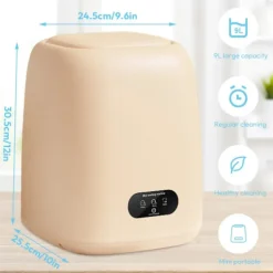 Sale 9L 1,35 kg Bärbar Mini Tvättmaskin för Babykläder Underkläder Camping Husbil [Energiklass A]