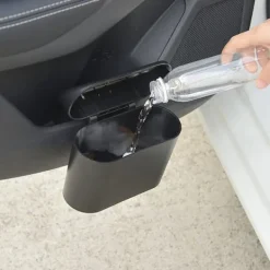 Discount 1L Bil Interiör Förvaringsfodral Soptunna Tryckbehållare Mini Bricka Papperskorg Dörr Sätesklämma Ställhållare Biltillbehör