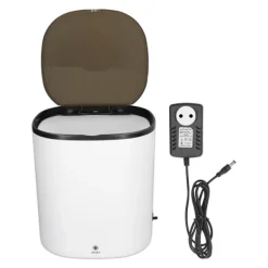 Online 4,5L Bärbar Mini Tvättmaskin Bärbar Hink Tvättmaskin Strumpor Underkläder Tvättmaskin för Camping Reser Lägenhet Sovsal 100‑240V Vit EU-kontakt