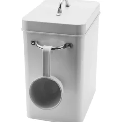 5L förvaringsbehållare med vit skopa i vacker tvättpulverlåda