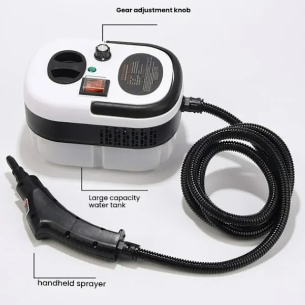 New EASTVAPS 1.2L Högtemperaturångrengörare med Stryk- och Glasrengöringsfunktion