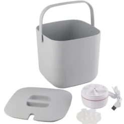 Hot 3,8L Mini-tvättmaskin med brusreducering, hygienisk, bärbar USB-tvättmaskin för strumpor och underkläder