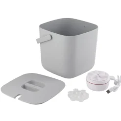 Hot 3,8L Mini-tvättmaskin med brusreducering, hygienisk, bärbar USB-tvättmaskin för strumpor och underkläder