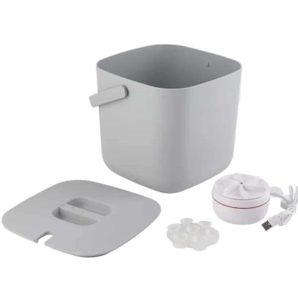 Hot 3,8L Mini-tvättmaskin med brusreducering, hygienisk, bärbar USB-tvättmaskin för strumpor och underkläder