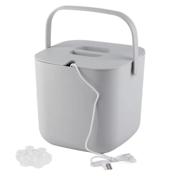 Hot 3,8L Mini-tvättmaskin med brusreducering, hygienisk, bärbar USB-tvättmaskin för strumpor och underkläder