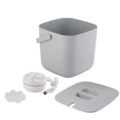 Hot 3,8L Mini-tvättmaskin med brusreducering, hygienisk, bärbar USB-tvättmaskin för strumpor och underkläder