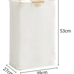 Clearance 45l Smal Hopfällbar Tvättkorg Med 4 Hjul Smala Tvättkorgar Och Vikbar Tvättkorg Rektangulär Tvättkorg För Förvaring Av Kläder Hemma (svart)