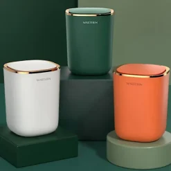 Outlet 12L Soptunna Köksbadrum Toalett Papperskorg Automatisk Induktion Vattentät Sopbehållare Med L