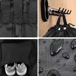 Sale 90L Tvättsäck med Stor Kapacitet: Smutsig Tvättsäck med 2 Vadderade Axelremmar