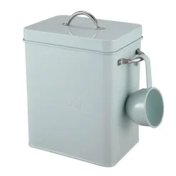 5L Vacker Förvaringslåda för Tvättmedel med Skopa Grön