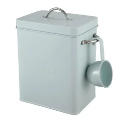 Outlet 5L Vacker Pulver Tvättmedel Förvaringslådor med Skopa Grön