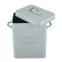 Outlet 5L Vacker Pulver Tvättmedel Förvaringslådor med Skopa Grön