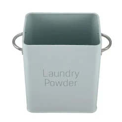 Outlet 5L Vacker Pulver Tvättmedel Förvaringslådor med Skopa Grön