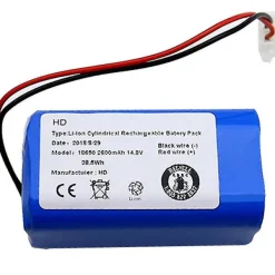 Clearance Laddningsbart batteri 14,8v 2600mah Robotdammsugare Tillbehör Delar för A4 A4s A6 [DB] Blue