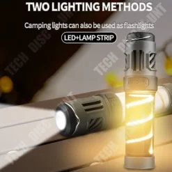 Sale TECH DISCOUNT LED campinglampa - TD® - Multifunktionell - Myggavvisande - USB-uppladdningsbar - IPX4
