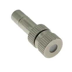 Online Lågtrycksdimma Vattendimma Munstycke Spraymunstycken Dimspruta Rostfritt Stål Trädgård Slipplås Snabbkopplingar（0,1 mm Munstycken）