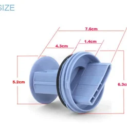 Lichifit avtappningsplugg för Siemens, Bosch WM1095/1065 WD7205 tvättmaskin