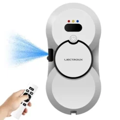 Outlet LIECTROUX Robot Fönsterputsare HCR-10 Vit - 2800 Pa - 30ml Behållare - Automatisk rengöring - Självständig intelligent fönsterputsningsrobot-FF-
