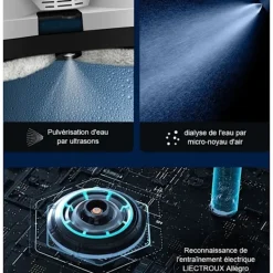 New LIECTROUX Robotfönsterputsare HCR-10 Vit - 2800 Pa - 30ml Behållare - Automatisk Rengöring - Oberoende Intelligent Fönsterputsningsrobot{FY}{XH}