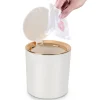 Clearance Liten Bordssopbehållare med Lock, 2.6L Mini Plast Sopbehållare för B