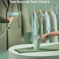 Online Liten bärbar handångstryckare för tyg, kläder, resor, kraftfull 1200 W, snabb uppvärmning på 30 sekunder