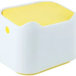 Best Liten (Gul+Vit) Bordssoppa, Bärbar Mini Bordssoppa