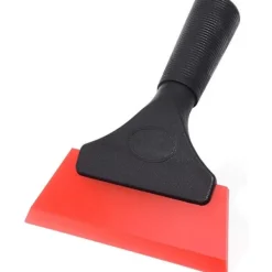 Clearance Liten gummiskrapa 5 tum röd fönsterfilmsskrapa, 1 st