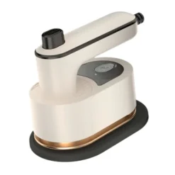 Clearance Liten Ångstrykjärn Handhållen Elektrisk Strykjärn Roterande Hopfällbar Hem Strykmaskin Professionell för Skjorta US Adapter