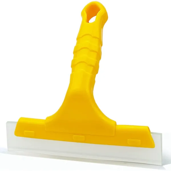 Hot Liten plastskrapa för fönster, speglar, handfat, bänkskivor, fönster, glas, vindruta