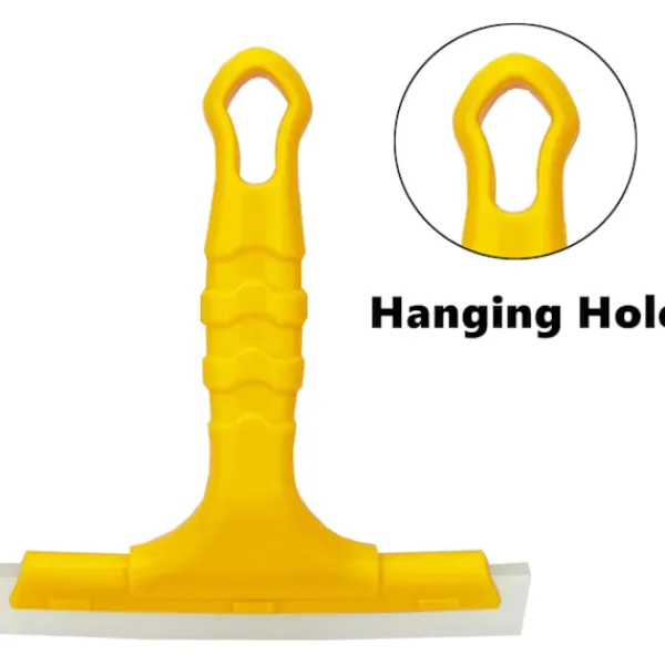 Hot Liten plastskrapa för fönster, speglar, handfat, bänkskivor, fönster, glas, vindruta