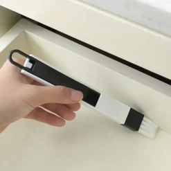 Online Liten rengöringsborste, 4-pack, rengöringsverktyg för fönsterspår, tvättborste för enkel rengöring av tangentbord, persienner och dörrkarmar