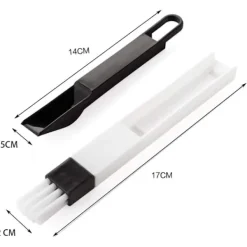 Discount Liten rengöringsborste, 4-pack, rengöringsverktyg för fönsterspår, tvättborste för enkel rengöring av tangentbord, persienner och dörrkarmar