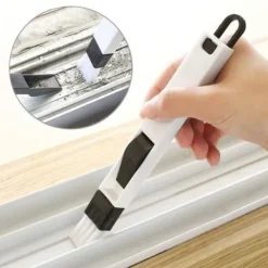 Discount Liten rengöringsborste, 4-pack, rengöringsverktyg för fönsterspår, tvättborste för enkel rengöring av tangentbord, persienner och dörrkarmar