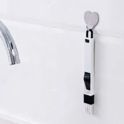 Discount Liten rengöringsborste, 4-pack, rengöringsverktyg för fönsterspår, tvättborste för enkel rengöring av tangentbord, persienner och dörrkarmar