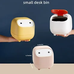 Liten Soptunna, Söt Ninja Kontorssoptunna med Lock, Sovrum[PL]