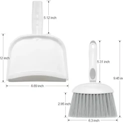 Hot Litet sopskyffel- och borstset, mini kvast- och sopskyffelset, liten manuell kvast- och borstkombination med tänder, lämplig för hushållsstädning