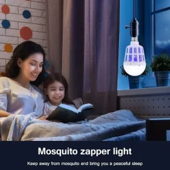 New Ljuskälla Bulk 2 i 1 Elektronisk Myggdödarlampa LED-ljus för Fruktflugor Flugor Insekter Myggkontroll, Lämplig