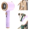 Online (Ljuslila) Mini hopfällbart strykjärn, hopfällbart ångstrykjärn (med 50 ml vattentank)