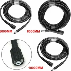 Lämplig för Kärcher K2 K3 K4 K5 6M / 8M / 10M högtryckstvättslang 8M sprutslang Black