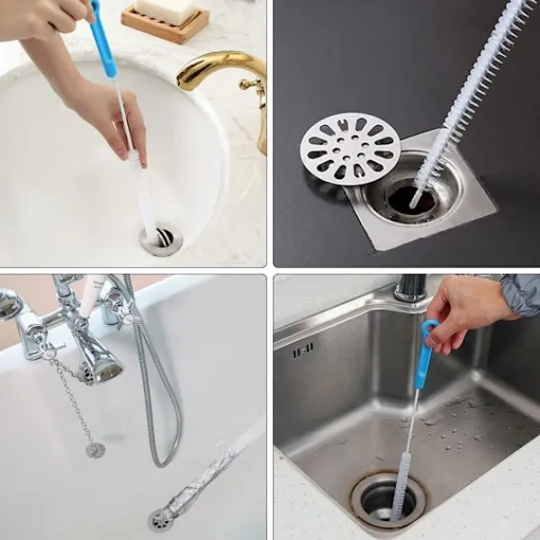 Sale Lång rörborste, 2-pack 71 cm avloppsrör rengöringsborste, avlopp C{REN}