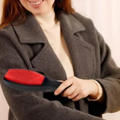 Outlet Luddborste - Dubbelsidig sammetsborste för att ta bort ludd och hår - Tar bort djurhår och ludd från kläder och möbler