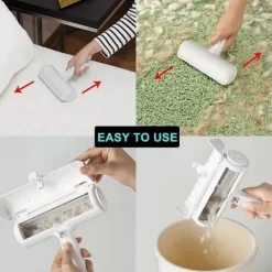 Clearance Crosti Luddborste, djurhår Luddborttagningsrulle Lint remover Vit