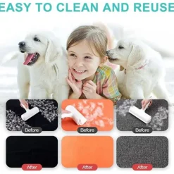 Clearance Crosti Luddborste, djurhår Luddborttagningsrulle Lint remover Vit