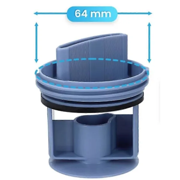 Clearance Luddfilter - Lämpligt för Bosch, Siemens, Neff, Constructa, Balay filterlock - Luddfilter på pump [DB]