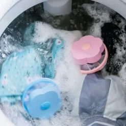 Outlet *Luddfilter för tvättmaskin, hårborttagare, linnenätpåse för hushållslinne, 4 blandade färger*