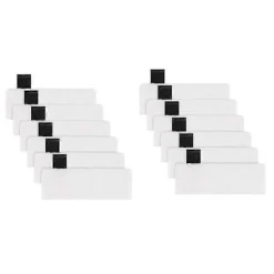 (LWDd) 6 st Tvättbara Triangel Ångmoppar, Mikrofiber Moppdynor Ersättningsgolvskydd Ångrengörare och Ångmopp Ersättningsdelar