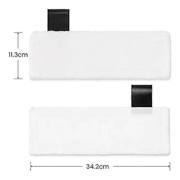 (LWDd) 6 st Tvättbara Triangel Ångmoppar, Mikrofiber Moppdynor Ersättningsgolvskydd Ångrengörare och Ångmopp Ersättningsdelar