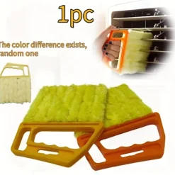 New Lyxiga PE Mikrofiber Tvättbara Fönsterrengöringsborstar, Smuts-/Dammtagare, Gardinrengörare, Ludd-fri Design Gul